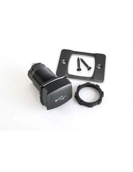 Flip Pro snellader waterdicht IPX4 USB-A+USB-C montageplaat