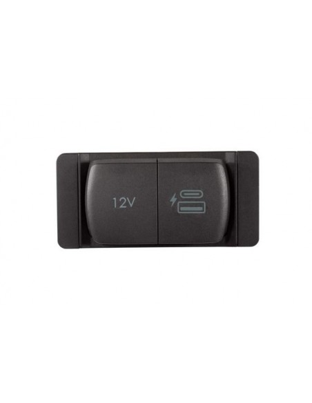 Flip Pro Duo USB-A en USB-C aansl. & 12V contactdoos