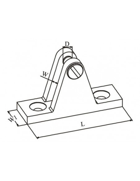 Buiskapbeslag RVS dekpl.
