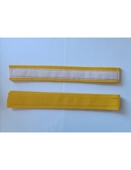 Zeilbinder klittenband Geel