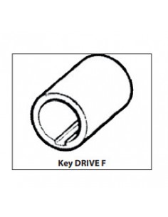 Neoprene inboard impeller key drive met kap 2