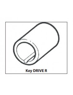 Neoprene outboard impeller key drive
