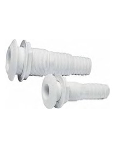 Huiddoorvoer kunststof wit