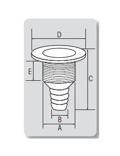 Huiddoorvoer kunststof wit 2