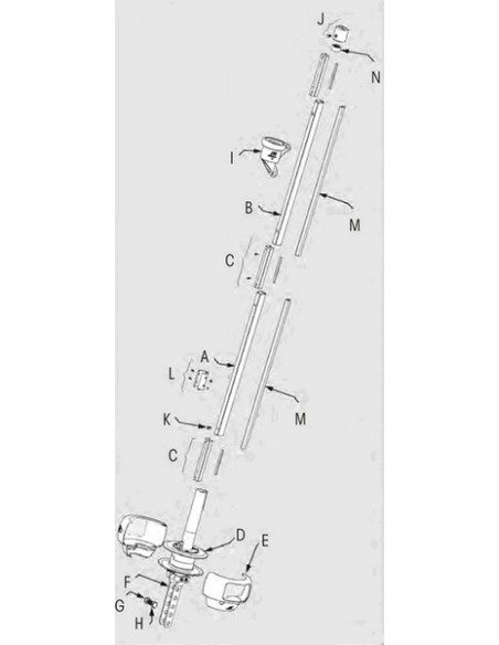 Extra Profielset 2.15 m Type T