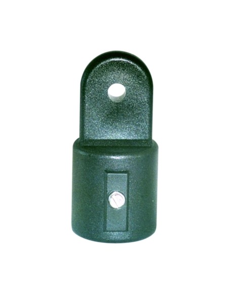 Polyamide eindkap zwart 22 mm