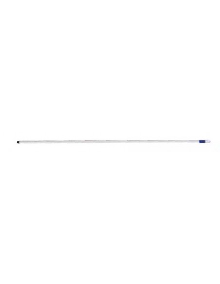 Bezemsteel 130cm, gecoat staal