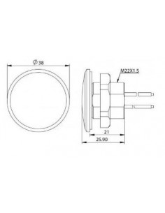 Hollex LED Traplamp 12V  warm wit 2
