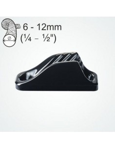 Clamcleat verticaal zwart *6-12 CL201 2