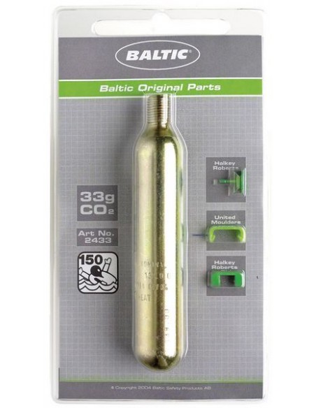 33gram Co2 cylinder met safety indicator