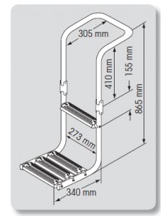 Zwemtrap voor opblaasboten 2