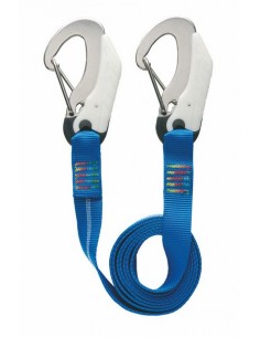 Veiligheidslijn dubbele haak 2m FLUOR OPisOP