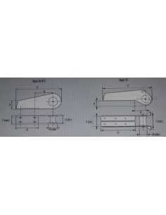 Aluminium boegroller 8 tot 12 kg 2