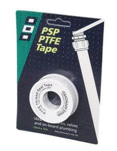 P.T.F.E THREAD TAPE WHITE 12MMX12M 2