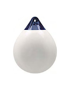 Stootwil bolvormig met blauwe kop in wit of rood div. maten 2