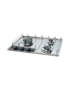 RVS Inbouwkomfoor KOS 3-Pits, thermisch beveiligd