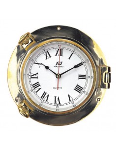 Klok of Barometer koper 6 inch 2