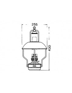 Clipperlamp messing 2