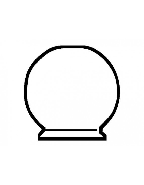 Kogelglas opaal 70mm