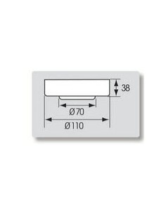 Plafond Sun, wit, met switch 2