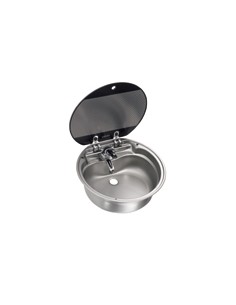 SNG420 Spoelbak rond met deksel