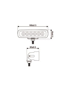 LED SCHIJNWERPER 10-30V 6000-6500K 2