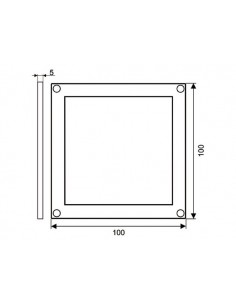 Led opbouw plafonniere  2