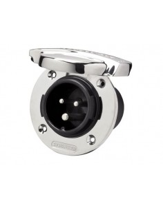 121160000 SS Shore Power Inlet. Built-In 16A. 230V 2