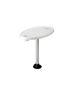 Tafelset quick release met blad ovaal abs