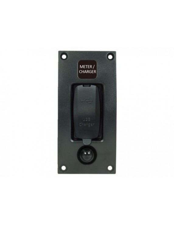 Curved add-on paneel USB stopcontact dubbel 3.4A