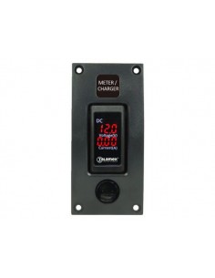 Curved add-on paneel Volt-/amperemeter