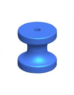 Boegrol PU L75mm Ø75mm voor as 16mm