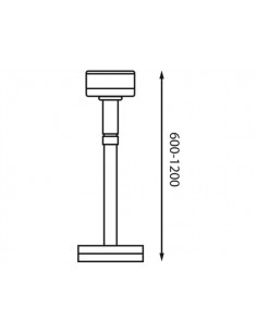 Båtsystem LANLED 7 telescopisch LED licht 600-1200mm 2