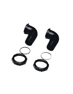 Set aansluitingen haaks