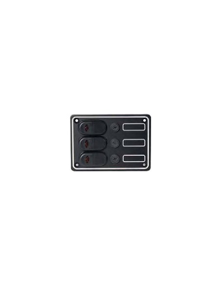 SWITCH PANEL WATERPROOF 3 GANG
