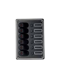 SWITCH PANEL WATERPROOF 6 GANG