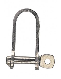 Platte sleutelsluiting RVS...