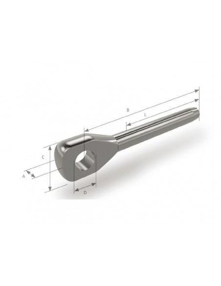OS BSI Oogterminal RVS div. maten