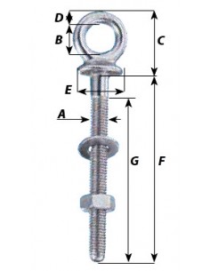 Oogbout Wichard div. maten 2
