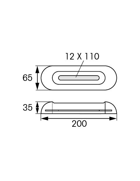 Anodes schroefbaar aluminium 1 of 2 gaten