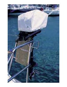 Buitenboordmotorhoes Dr. blauw 