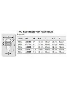 Huiddoorvoer wit div. maten 2