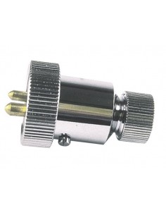 Losse stekker verchroomd 3A div.modellen