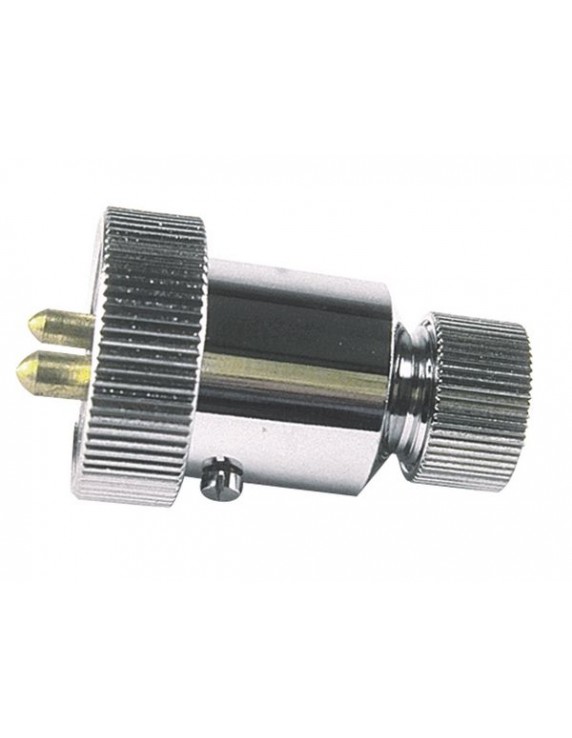 Losse stekker verchroomd 3A div.modellen