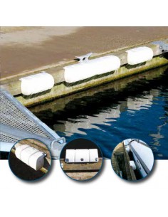 Multi steiger Fender KORT, wit of navy