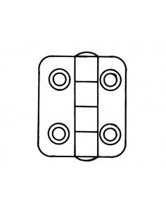 Offset scharnieren RVS div. maten 2