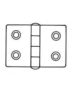 Scharnieren RVS 2mm dik div.modellen 2