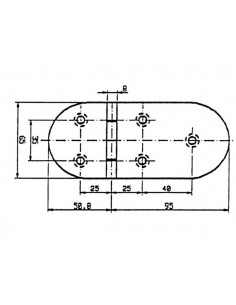 Scharnieren gepolijst hoogglans RVS div. graden 2