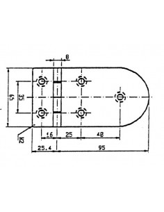 Scharnieren RVS AISI 316 2