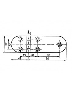 Scharnieren gepolijst hoogglans RVS div. graden 2